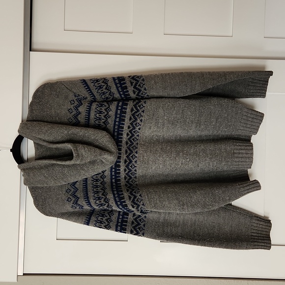 Franco Danti Made In Italy Men's Zip up Sweater Wool Size L - Picture 4 of 6